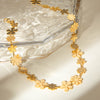 Adley 18K Gold-Plated Flower Necklace