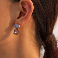 Julie Geometric Stainless Steel Earrings