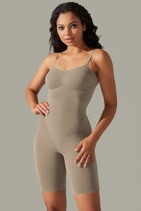 Leila Spaghetti Strap Active Romper