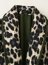 Maddie Leopard Open Front Long Sleeve Outerwear