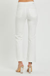 Amelie Mid Rise Bootcut Jeans with Pockets