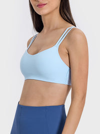 Kahlani Scoop Neck Double Strap Active Cami