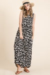 Amara Leopard Maxi Dress with Pockets