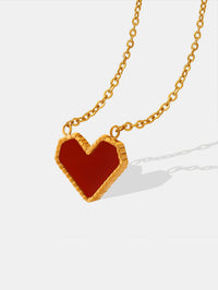 Nancy Titanium Steel Heart Necklace