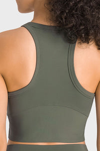 Vera Racerback Cropped Sports Tank