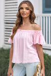 Cecelia Off-Shoulder Short Sleeve Blouse