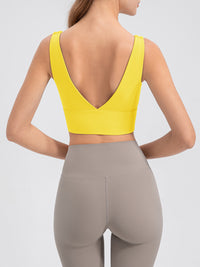 Ezra Scoop Neck Wide Strap Active Tank