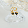 Cassandra 18K Gold-Plated Heart Drop Earrings