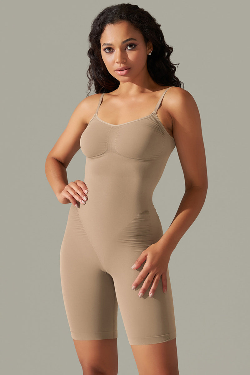 Leila Spaghetti Strap Active Romper