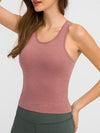 Luella Round Neck Racerback Active Tank