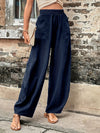 Kenia Elastic Waist Pants with Pockets