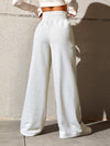 Julieta Honey Drawstring Elastic Waist Wide Leg Pants