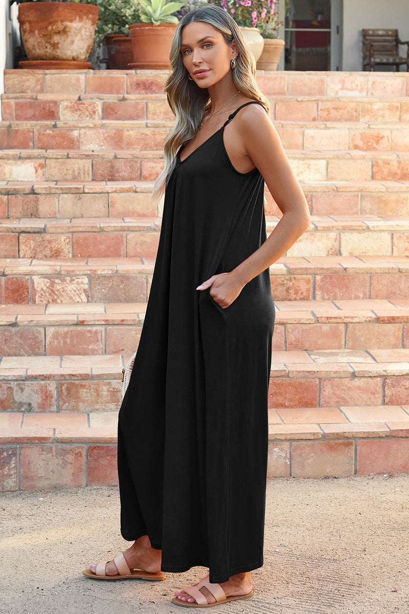 Azariah V-Neck Spaghetti Strap Jumpsuit