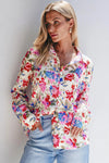 Sylvia Floral Collared Neck Long Sleeve Shirt