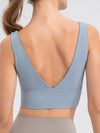 Ezra Scoop Neck Wide Strap Active Tank