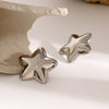 Ramona Stainless Steel Star Stud Earrings