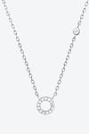 Angelina L To P Zircon 925 Sterling Silver Necklace