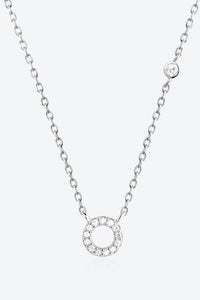 Angelina L To P Zircon 925 Sterling Silver Necklace