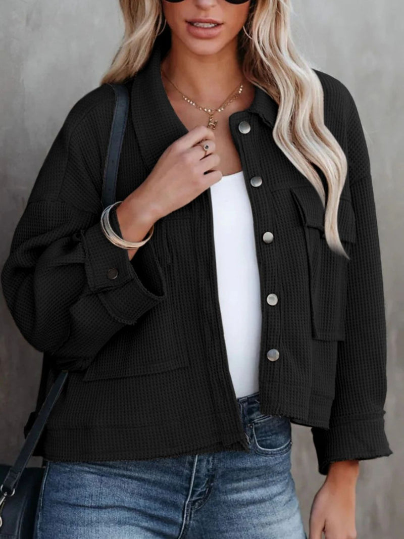 Vanessa Button Up Long Sleeve Jacket