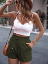 Arielle Tied High Waist Shorts with Pockets