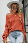 Eleanor Boat Neck Batwing Sleeve Sweater