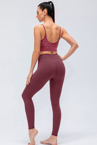 Gia Wide Waistband Slim Fit Active Leggings