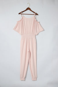 Joanna Frill Surplice Cold Shoulder Jumpsuit