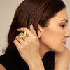 Reyna 18K Gold-Plated Stainless Steel Butterfly Ring