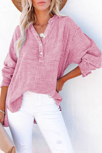 Aria Buttoned Long Sleeve Blouse