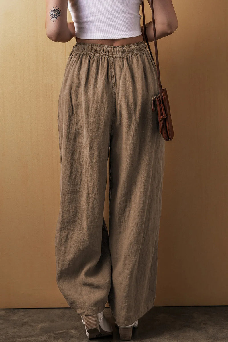 Reese Drawstring Wide Leg Pants