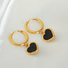 Cassandra 18K Gold-Plated Heart Drop Earrings