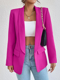 Jennifer Shawl Collar Long Sleeve Blazer