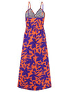 Hunter Twisted Printed V-Neck Cami Dress