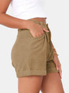 Lauryn High Waist Shorts with Pockets