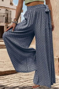 Adeline Printed Wide Leg Pants