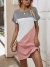 Ruby Round Neck Short Sleeve Dress