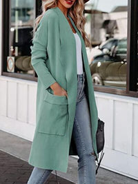 Anna Open Front Dropped Shoulder Outerwear