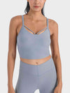 Malika Double Strap Ribbed Sports Cami