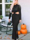 Celeste Cutout Long-Sleeved Maxi Dress