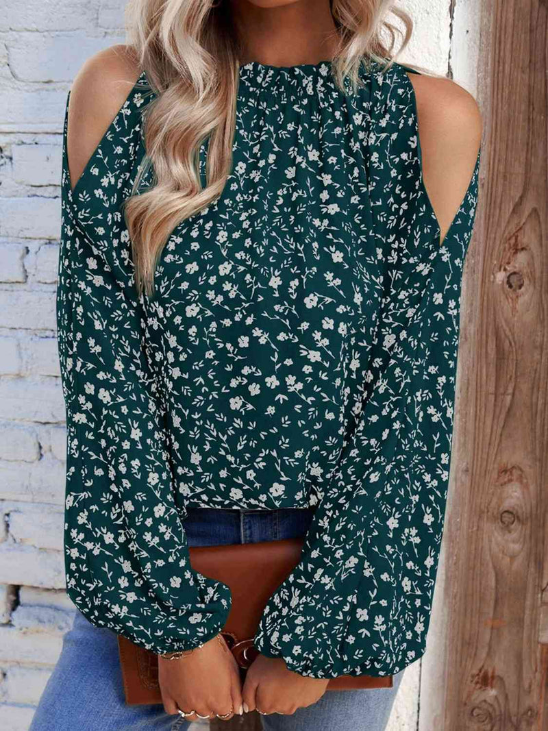 Peyton Cold-Shoulder Blouse