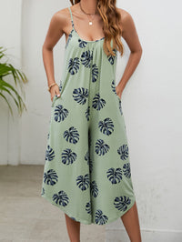 Dora Botanical Print Jumpsuit