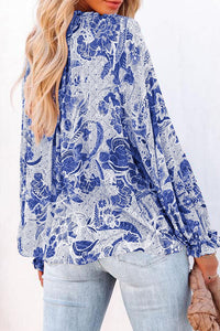 Harper Floral Print Long Sleeved Blouse