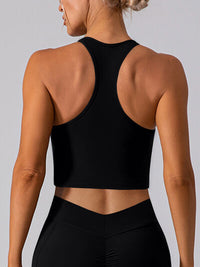 Rylee Square Neck Racerback Cropped Tank