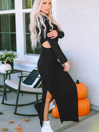 Celeste Cutout Long-Sleeved Maxi Dress