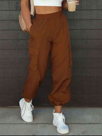 Rowan High-Waisted Drawstring Pants