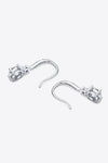 Nyla 2 Carat Moissanite 925 Sterling Silver Drop Earrings