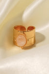 Aurora 18K Gold-Plated Open Ring