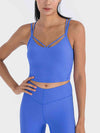 Malika Double Strap Ribbed Sports Cami