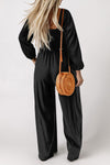 Sasha Square Neck Raglan Sleeve Jumpsuit