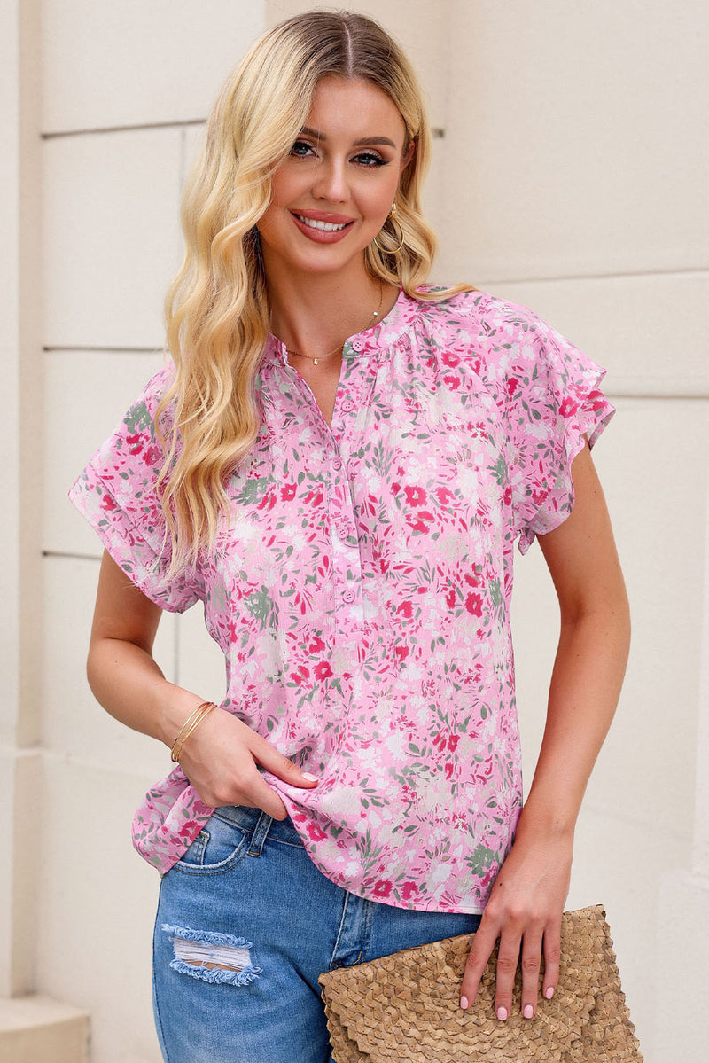 Delilah Flutter Sleeve Blouse